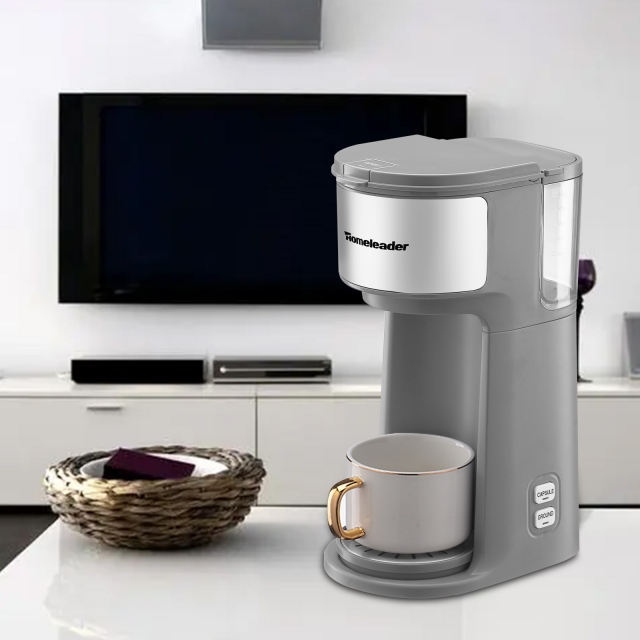 2-in-1 Coffee Maker: K-Cups & Ground Coffee with Automatic Cleaning ...